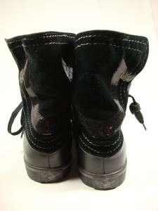 True Religion Vernon Black Leather Seqin Sneaker 9.5  