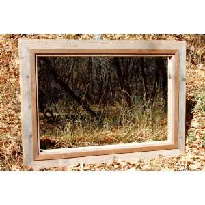 Rustic Mirrors   Barnwood with Alder Overlay   Hobble Creek Series 