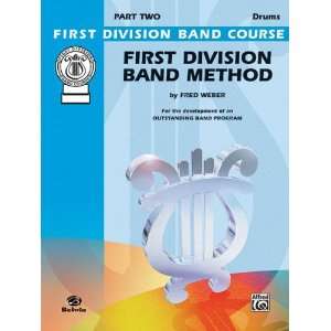  Alfred First Division Band Method Part 2 Drums Musical 