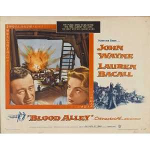 Blood Alley Movie Poster (22 x 28 Inches   56cm x 72cm) (1955) Half 