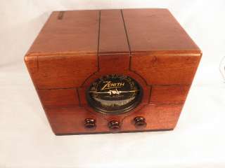Rare Zenith 4B106 Boat and Trailer Farm Set Tube Cube Radio from 