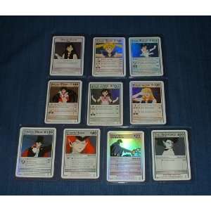 SAILOR MOON CCG CARD GAME RARE FOIL SET = 10 CARDS, #151 THRU #160