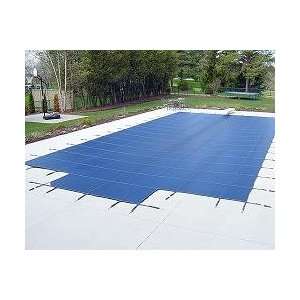   Pool Cover   Blue Mesh Safety Cover w/Step 12 yr Patio, Lawn & Garden