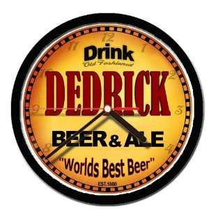  DEDRICK beer ale cerveza wall clock 