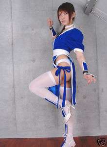 Dead or Alive Cosplay Kasumi Blue Costume Any Size  