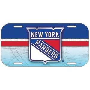    New York Rangers NHL High Definition License Plate 