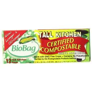 Biobag 13 Gallon Bio degradable Waste Grocery & Gourmet Food