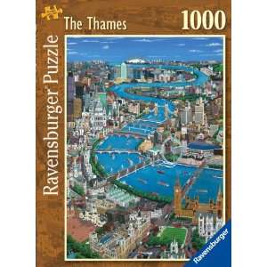  Ravensburger The Thames 1000 Piece Puzzle: Toys & Games