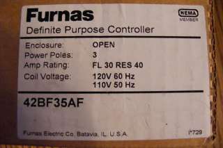 NIB Furnas Siemens Definite Purpose Controller 42BF35AF  