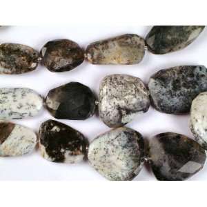  Dendrite Opal Faceted Flat Large Tumbles   Everything 