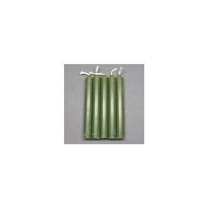  Altar Candles  Green (set of 5)