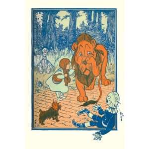   Cowardly Lion   Poster by W. w. Denslow (12x18)