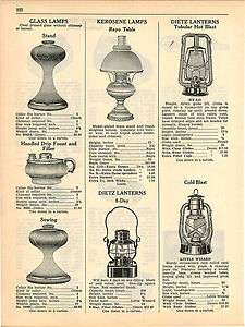 1942 Dietz Lanterns Hy Lo Tubular Hot Blast Wizard ad  