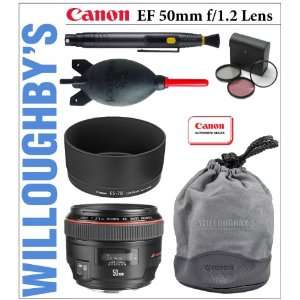 USM Lens + Canon Lens Case LP1214 + Canon ES 78 Lens Hood + Lens 