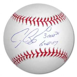  Craig Biggio Autographed Baseball  Details 3000th Hit 6 