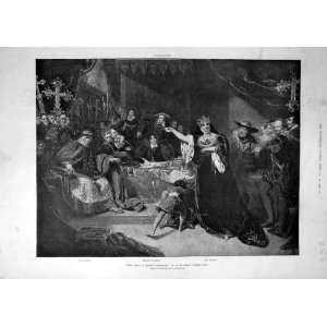  1893 Tennyson Becket Scene Windsor Castle Theatre