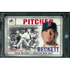  2008 SP Legendary Cuts # 64 Josh Beckett ( Red Sox ) MLB 