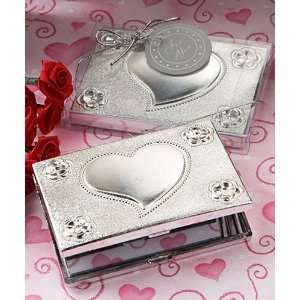 Bridal Shower / Wedding Favors  Elegant Heart Design Mirror Compact 
