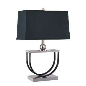  Lite Source LS 21160 Bellino Table Lamp, Polished Steel 