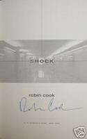 Shock signed Robin Cook (2001) First Edition 9780399146008  
