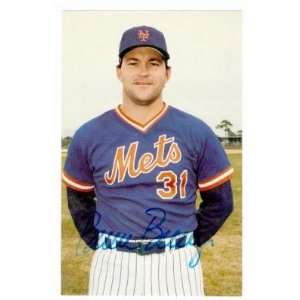 Bruce Berenyi Autographed/Hand Signed postcard (1986 New York Mets) 3 