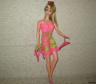 Vintage Mod Twist N Turn Barbie Summer Sand W/ Underliners Teddy 