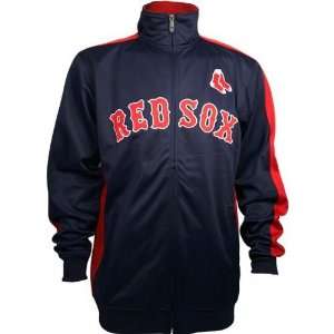  Boston Red Sox Pro Track Jacket (Navy): Sports & Outdoors
