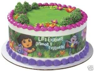 Dora the Explorer EDIBLE IMAGE designer cake decoration  