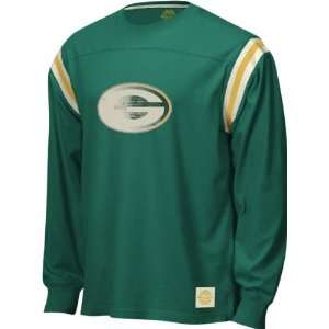  Green Bay Packers Retro Sport Long Sleeve Logo Applique 