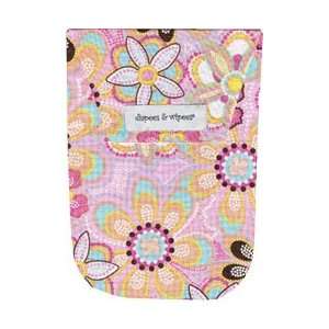    Diapees & Wipees Crystal Flowers Baby Diaper and Wipes Bag: Baby