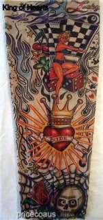 Tattoo Sleeves X 2, King of Hearts, New Tattoo Design  