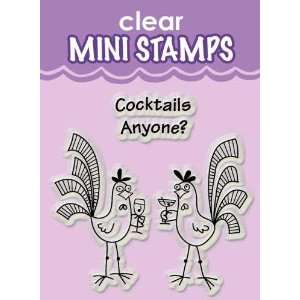  Inkadinkado Clear Mini Stamps Cocktails?: Home & Kitchen