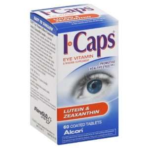 Caps, Eye Vitamin & Mineral Supplement, Lutein & Zeaxanthin, Coated 