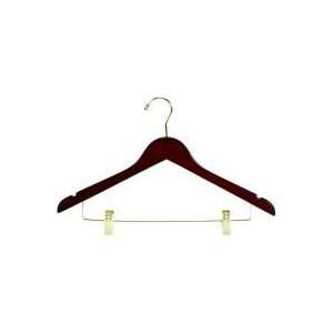   Flat Combination Hanger w/ Clips [ Bundle of 25 ]