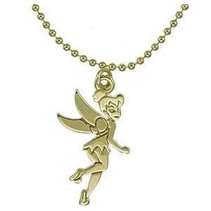  Disney Couture 14kt Gold Plated Ball Chain Tinker Bell 