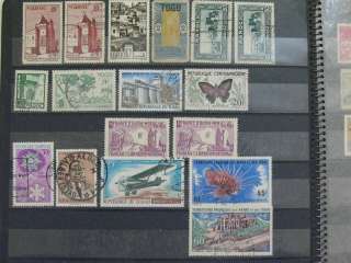 French Colonies Old Big Stamps Collection MNH MH OG & NO Gum & Used 