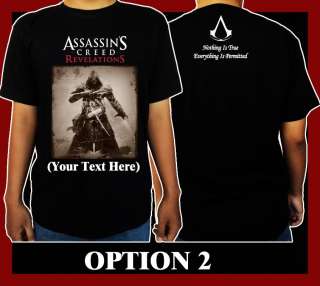 Assassins Creed Revelations game PS3 Xbox T shirt  