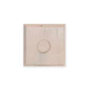   On Display Decorative Wood Wall Hanger w/Knob: Natural: Home & Kitchen