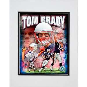 Photo File New England Patriots Tom Brady Matted Photo:  