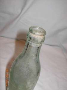   Retro Old Green Glass Bottle PEPSI Cola Soda 6 oz Goldsboro NC  