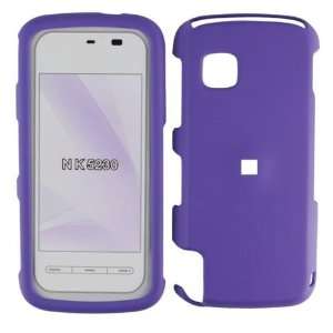  Purple Hard Case Cover for Nokia Nuron 5230 Cell Phones & Accessories