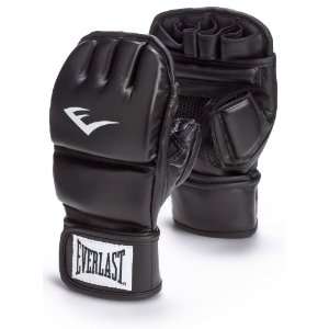 Everlast Train Advanced Wristwrap Heavy Bag Gloves:  Sports 