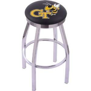  Georgia Institute of Technology Steel Stool with Flat Ring 
