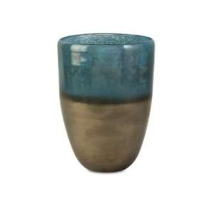  Torben Small Blue Metallic Glass Vase: Home & Kitchen