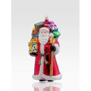 Kurt Adler Polonaise Venerable Santa Glass Ornament:  Home 