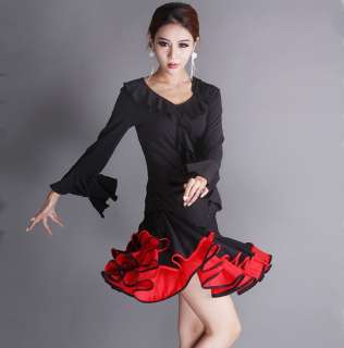   salsa tango Cha cha Rumba Ballroom Dance Mini Skirt #S8065  