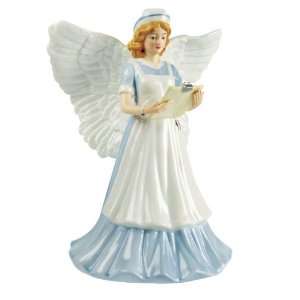 Nurse Angel Musical Porcelain Figurine Revolving Music Box 
