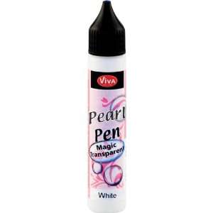  Viva Decor 25ml Pearl Pen Magic, White Arts, Crafts 