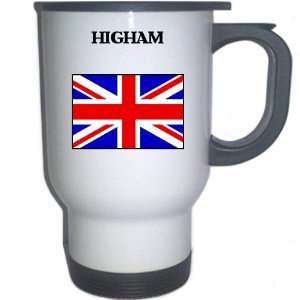  UK/England   HIGHAM White Stainless Steel Mug 