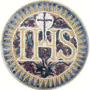    24 Christian Icon Marble Mosaic Stone Art